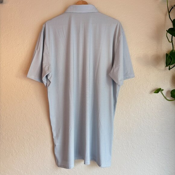 NWT Holderness & Bourne Armfield Performance Polo – Light Blue Print, Men’s XL - Picture 2 of 5
